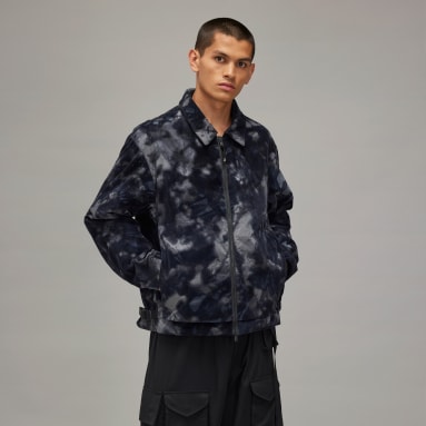 เสื้อแจ็คเก็ตพร้อมซับในผ้าไนลอนเนื้อกำมะหยี่พิมพ์ลายทั้งตัว Y-3