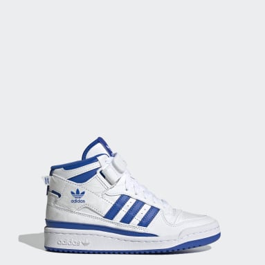 Youth Originals White Forum Mid Shoes