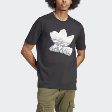 Men originals Black adidas Rekive Graphic Tee