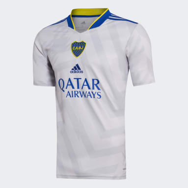 Camiseta Visitante Boca Juniors 21/22 Gris Hombre Fútbol