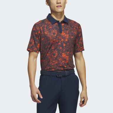 Polo Mesh Ultimate365 Tour Print Golf Azul Hombre Golf