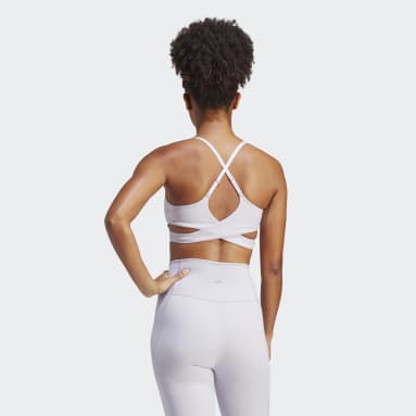 adidas Yoga Studio Light-Support Bra - Green | adidas Finland