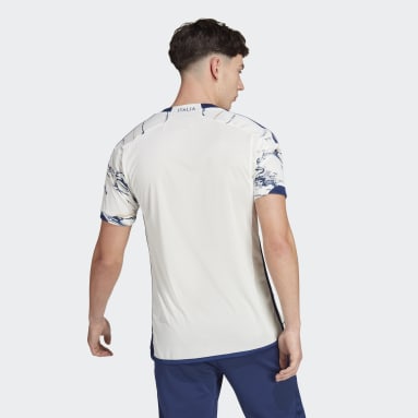 남성 Football White 이탈리아 23 어웨이 저지