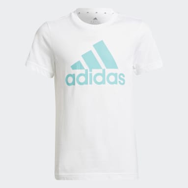 T-shirt Essentials Bianco Ragazzo Sportswear