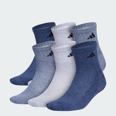 Athletic Cushioned Quarter Socks 6 Pairs