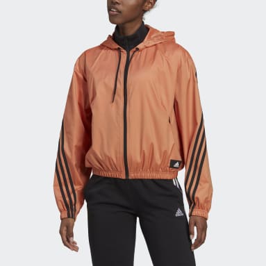 Women's WNBA Antigua Orange Logowoman Generation Full-Zip Jacket