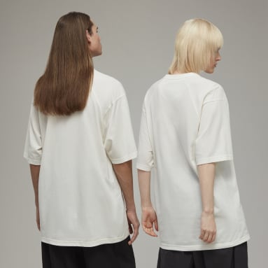 Y-3 Crepe Jersey Short Sleeve T-skjorte Hvit