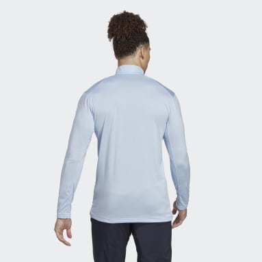 Mænd TERREX Blå Terrex Multi Half-Zip Long Sleeve T-shirt