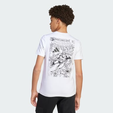 Polera Estampada Hombre Araña Marvel adidas Niños