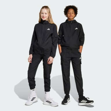 키즈 우븐 카고 트랙 수트