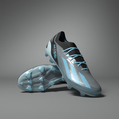 ฟุตบอล สีเงิน รองเท้าฟุตบอล X Crazyfast Messi.1 Firm Ground