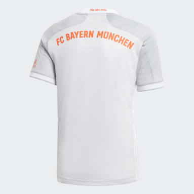 Boys Football Grey FC Bayern 20/21 Away Jersey