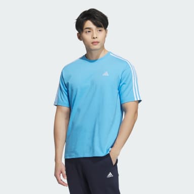 エッセンシャルズ プラス ルーズフィット スリーストライプス 半袖Tシャツ