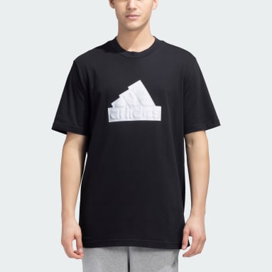 Black addidas shirt hot sale
