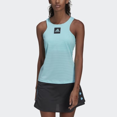 Camiseta de tirantes Paris Tennis Turquesa Mujer Tenis