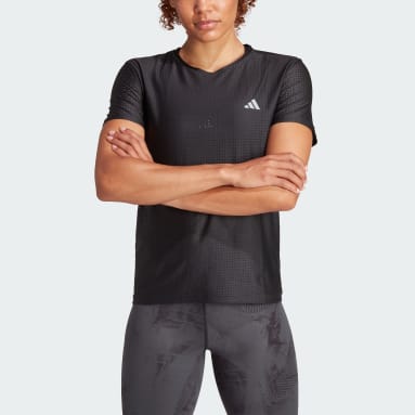 T-shirt Fast Running noir Femmes Course