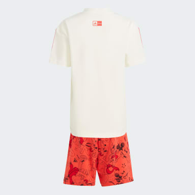 Kinder Sportswear adidas x Disney Micky Maus T-Shirt-Set Weiß
