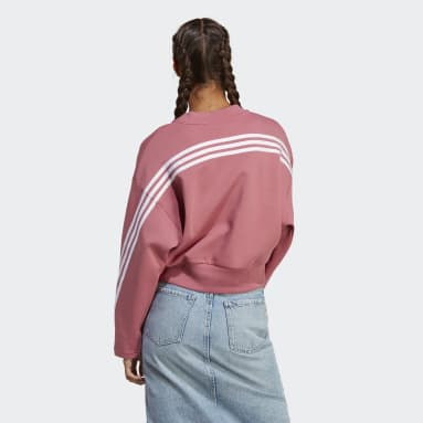 Women sportswear Pink 퓨쳐 아이콘 3S 스웨트셔츠