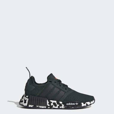 Youth 8-16 Years Originals Green NMD_R1 Shoes