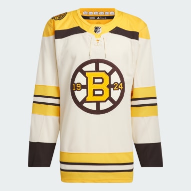 Men's Hockey Beige Bruins Anniversary Third Jersey