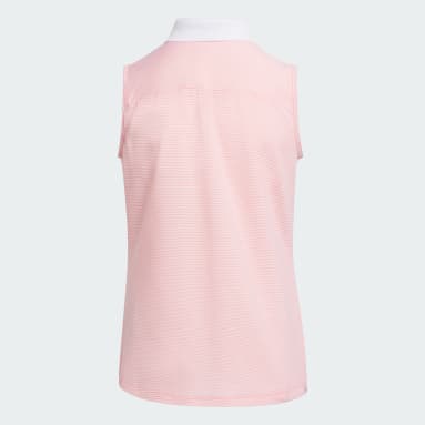 Ottoman Striped Sleeveless Polo Shirt