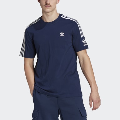 Men Lifestyle Blue Adicolor Classics Trefoil Tee