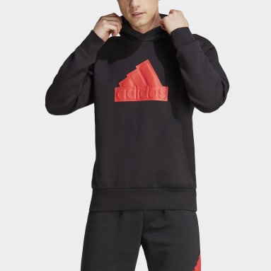 Sudadera con Gorro Future Icons Badge of Sport Negro Hombre Sportswear