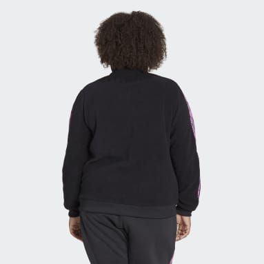 Ženy Životný Štýl čierna Tepláková bunda Tiro Winterized (plus size)