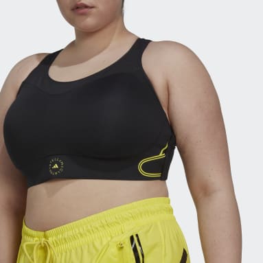 Frauen adidas by Stella McCartney adidas by Stella McCartney TruePace High Support Sport-BH – Große Größen Schwarz