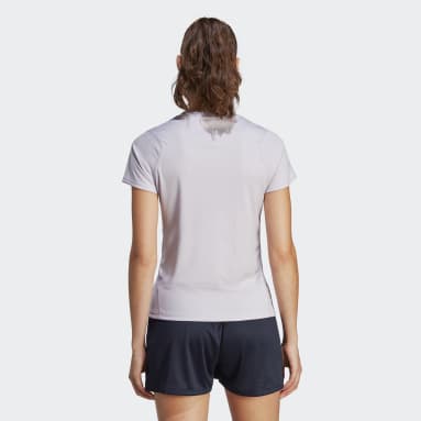 T-shirt de Running adidas x Parley Roxo Mulher Running