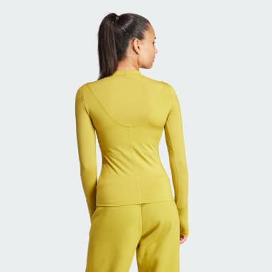 Ženy adidas by Stella McCartney zelená Tričko adidas by Stella McCartney TruePurpose Training Long Sleeve