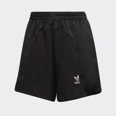 Dam Originals Svart Adicolor Split Trefoil Shorts