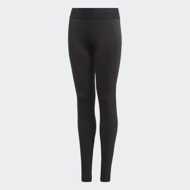 Girls Gym & Training Black Techfit Tights