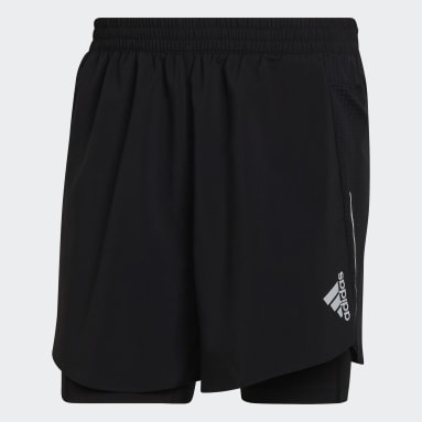 Shorts Designed 4 Running Dos en Uno Negro Hombre Running