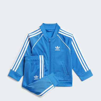 Conjunto chaqueta y pantalón Adicolor SST Azul Niño Originals