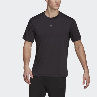 Mænd Yoga Sort AEROREADY Yoga T-shirt