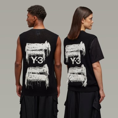 Y-3 그래픽 니트 베스트