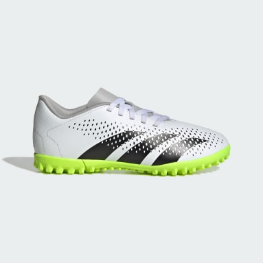 Botines Predator Accuracy.4 Pasto Sintético Blanco Niño Fútbol
