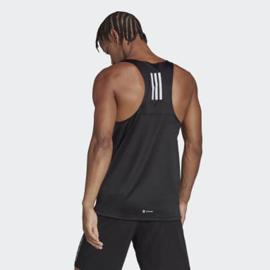 Camiseta sin mangas Own the Run Negro Hombre Running