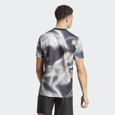 T-shirt d'entraînement HIIT à imprimé intégral Designed 4 Training HEAT.RDY gris Hommes Entraînement