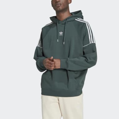 Camisola com Capuz adidas Rekive Verde Homem Originals