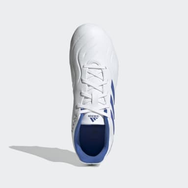 Botines Copa Sense.3 Terreno Firme Blanco Niño Fútbol