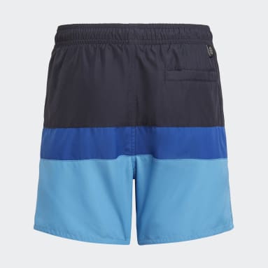 Boys Svømning Blå Colourblock badeshorts