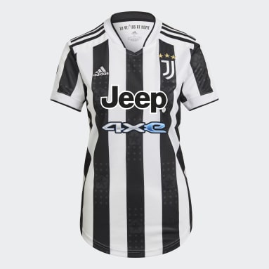 Dam Fotboll Vit Juventus 21/22 Home Jersey