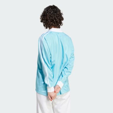 Camiseta manga larga Football Turquesa Mujer Originals