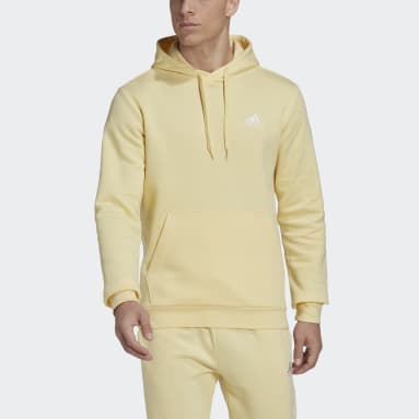 Sweat-shirt à capuche Essentials Fleece jaune Hommes Sportswear
