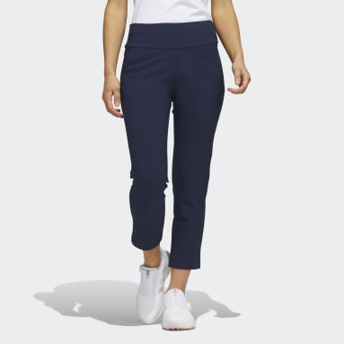Pants Pull-On Largo al Tobillo Azul Mujer Golf