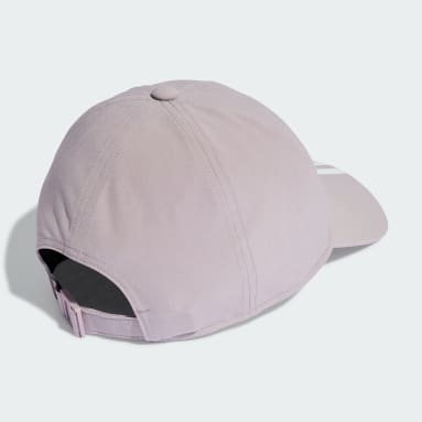 Gorra Baseball AEROREADY Running Training 3 bandas Violeta Gimnasio Y Entrenamiento