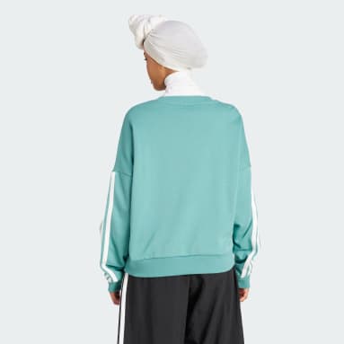 Sudadera Essentials 3 Franjas Tela French Terry