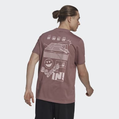 Männer Tennis Tennis WMB Graphic T-Shirt Lila